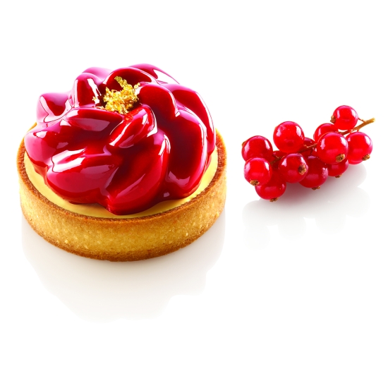 KIT SILIKOMART PROFESSIONNEL 6 TARTELETTES ''FLEUR''